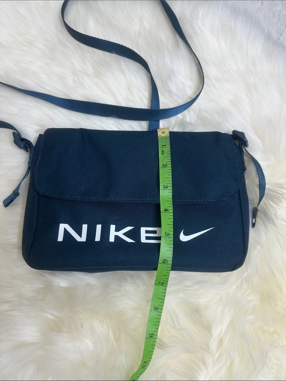 🆕NWOT Nike Futura Navy Crossbody Bag with White Logo